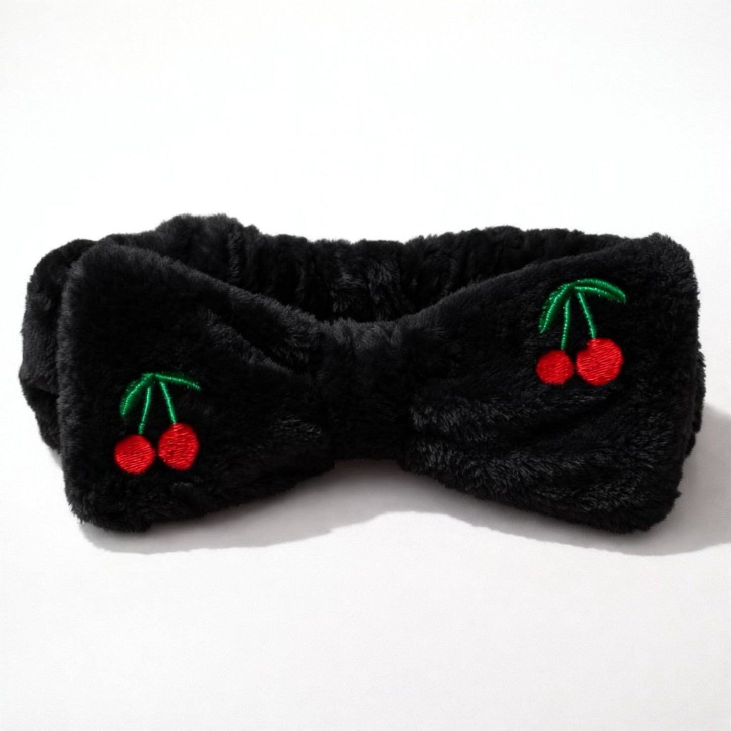 Cherry Plush Spa Headbands