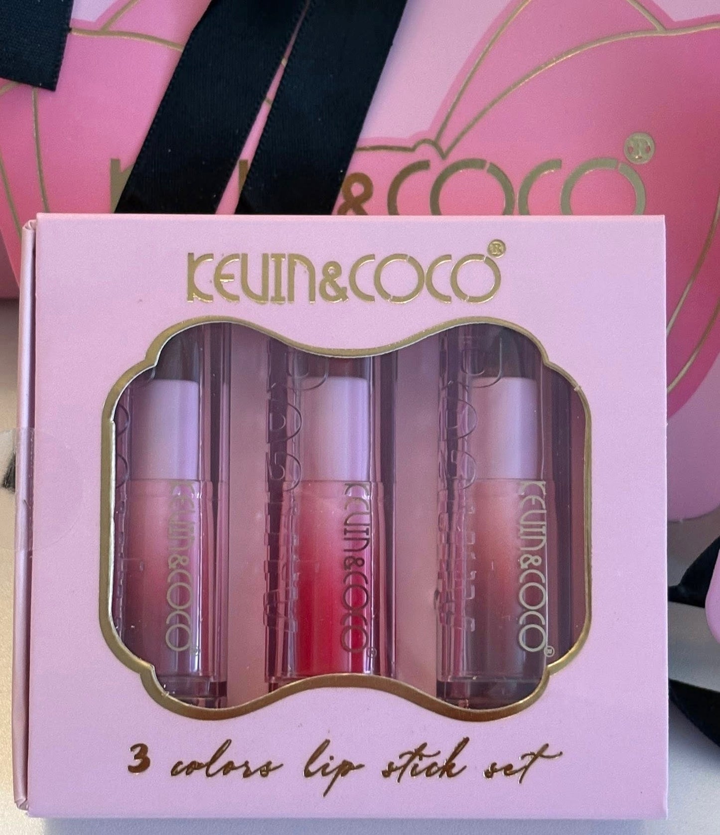 Kevin & CoCo 3 piece Lipstick Set in Gift box