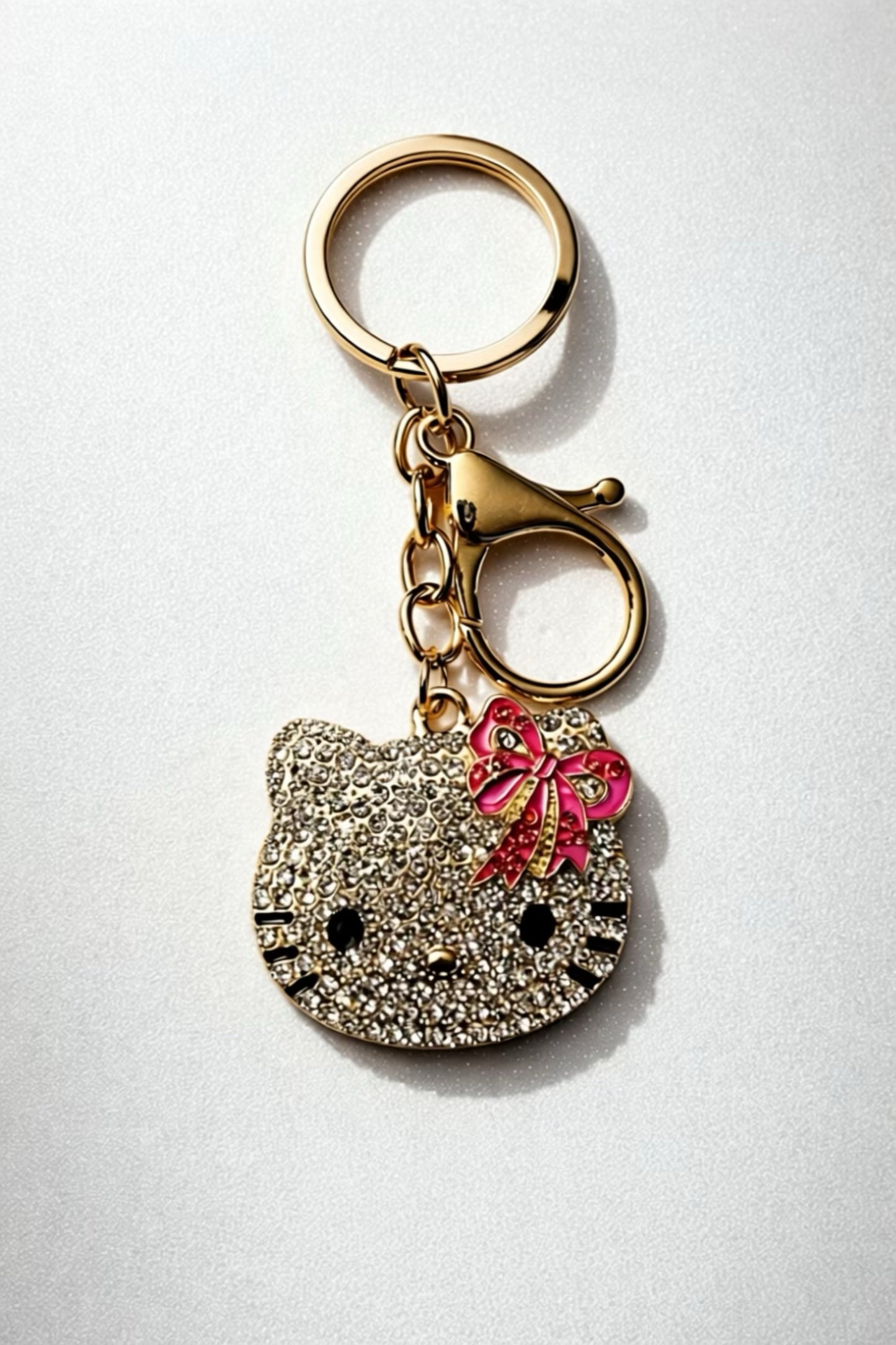 Kitty Bedazzled Keychain and Bag Charm