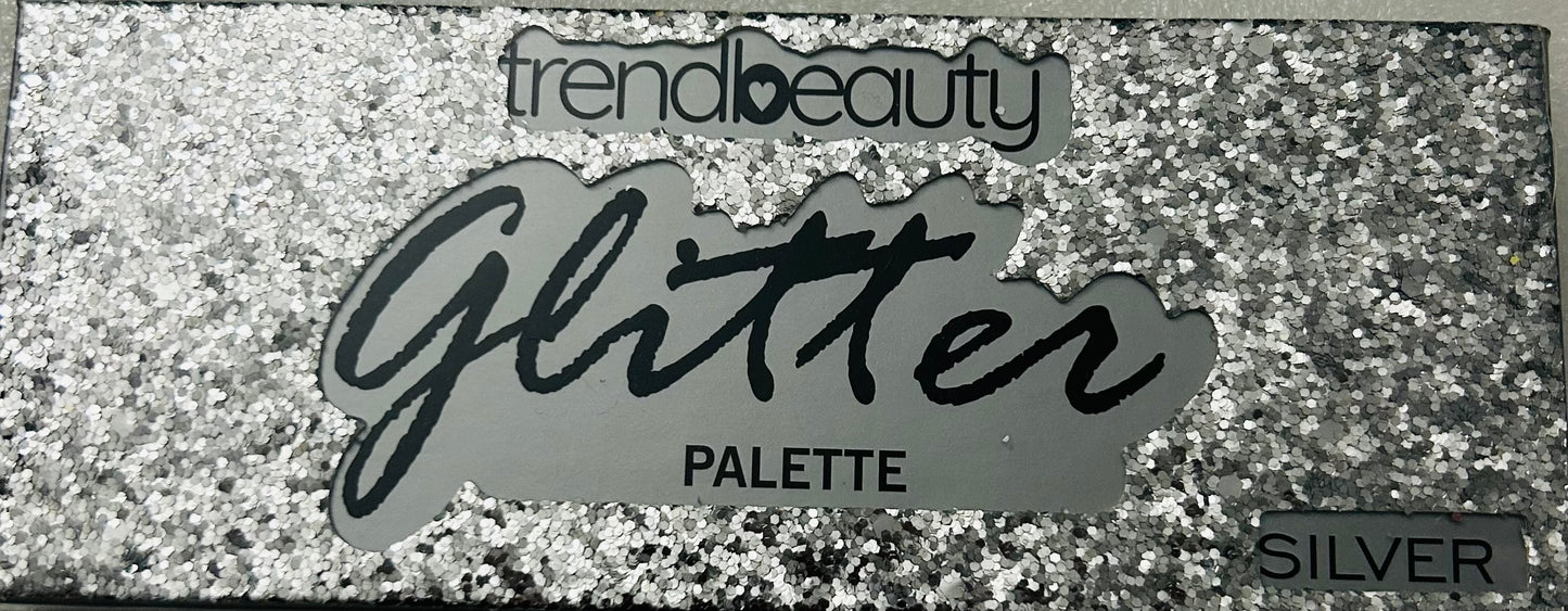 Glitter Silver Eyeshadow Palette