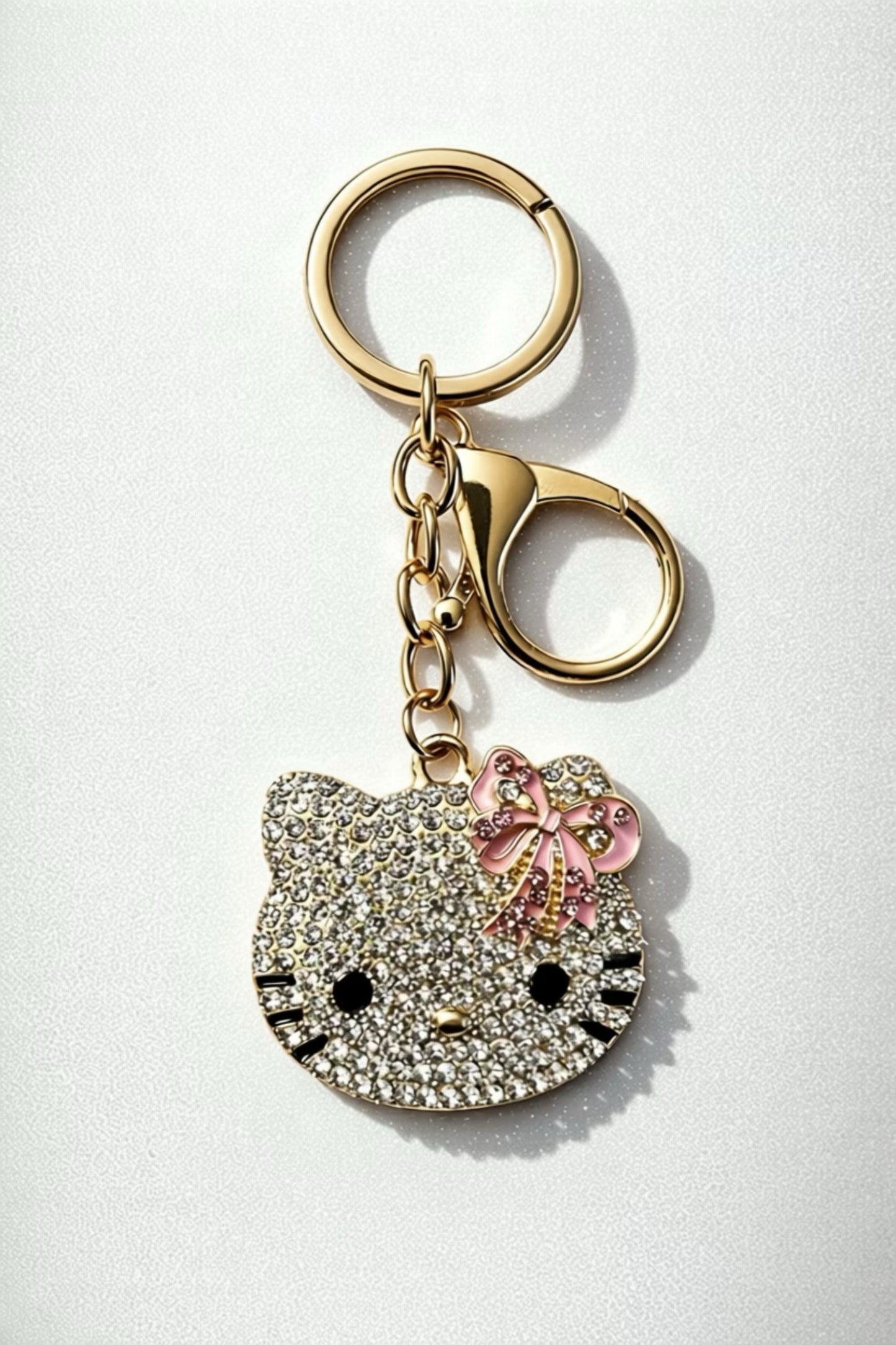 Kitty Bedazzled Keychain and Bag Charm