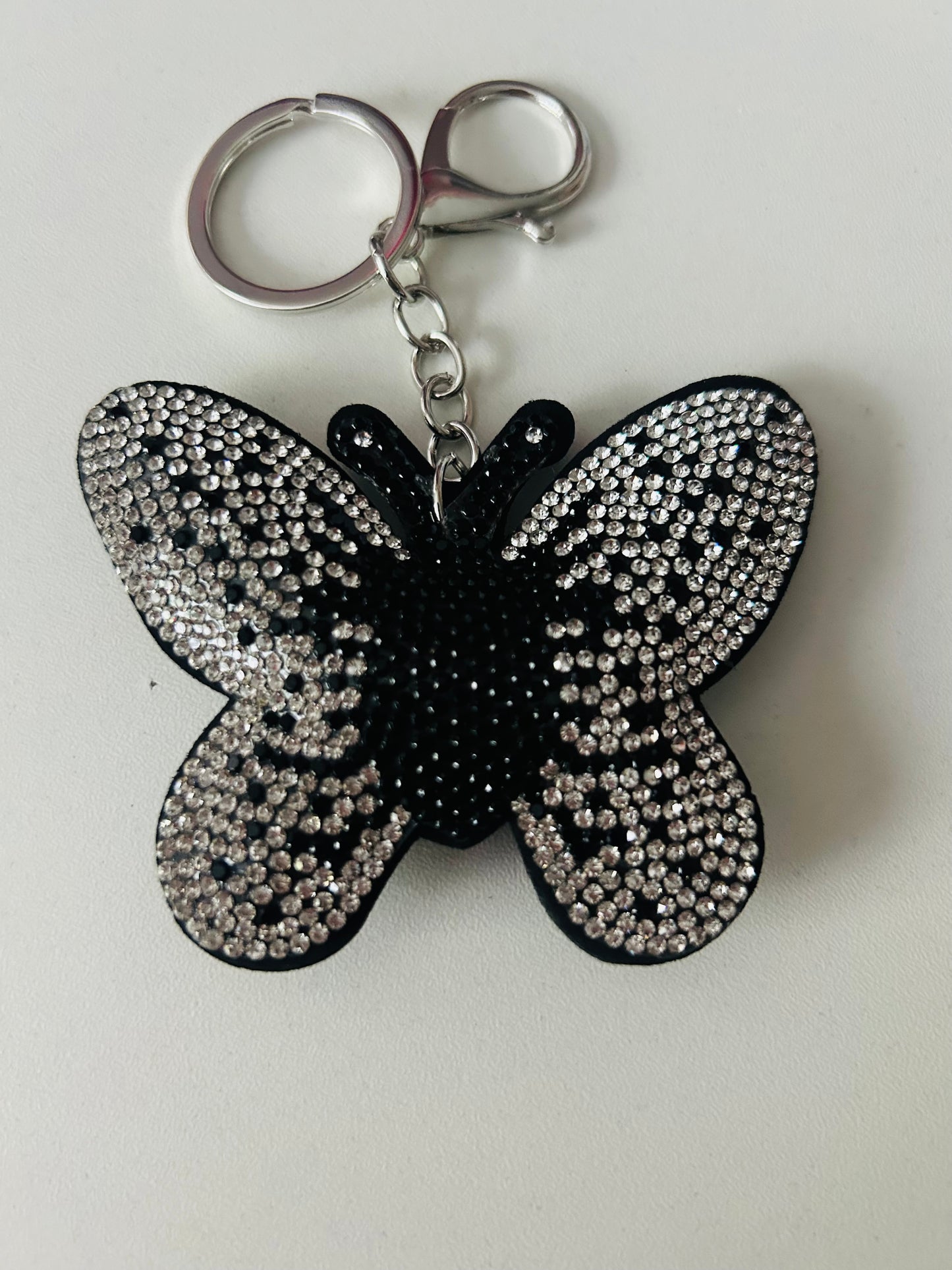 Butterfly Rhinestone Keychain/Bag Charm