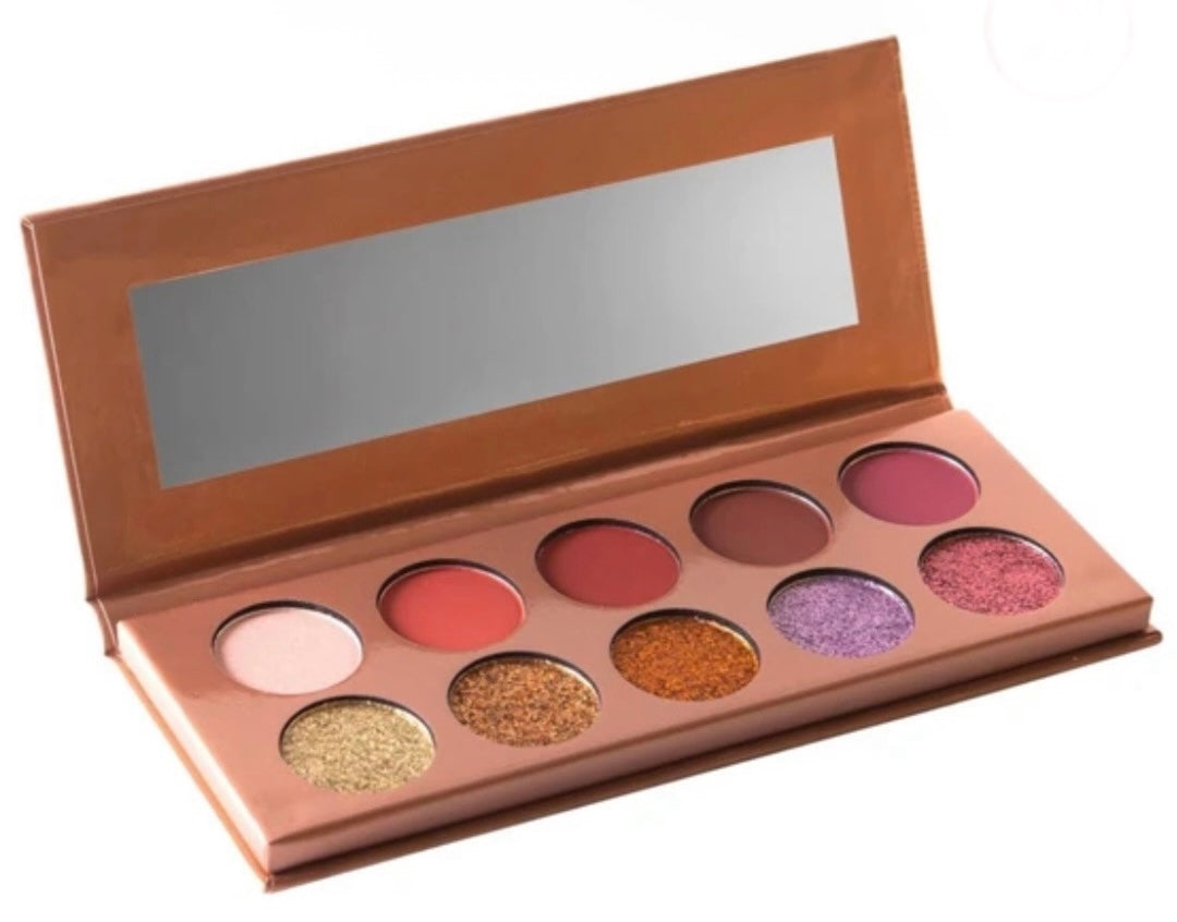 Glitter Warm Colors Eyeshadow Palette