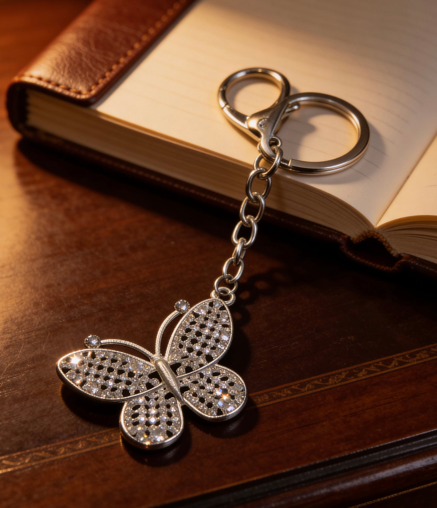 Butterfly Glam Keychain/ Bag Clip in 4 colors