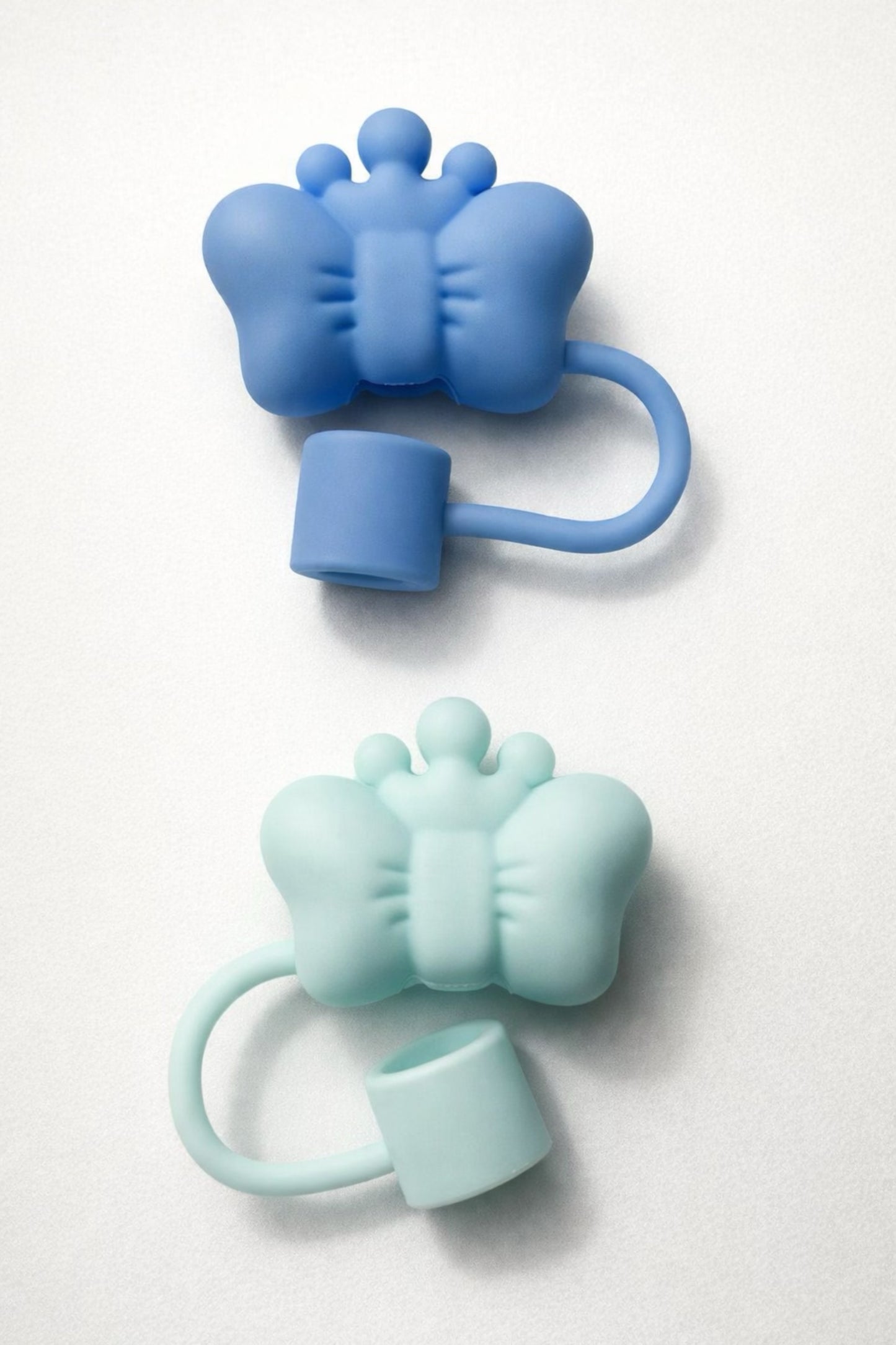 Silicone Bow and Crown Straw Toppers