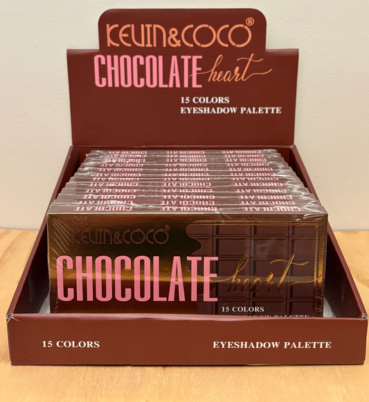 Kevin & CoCo Chocolate Heart 15 Color Eyeshadow Pallet