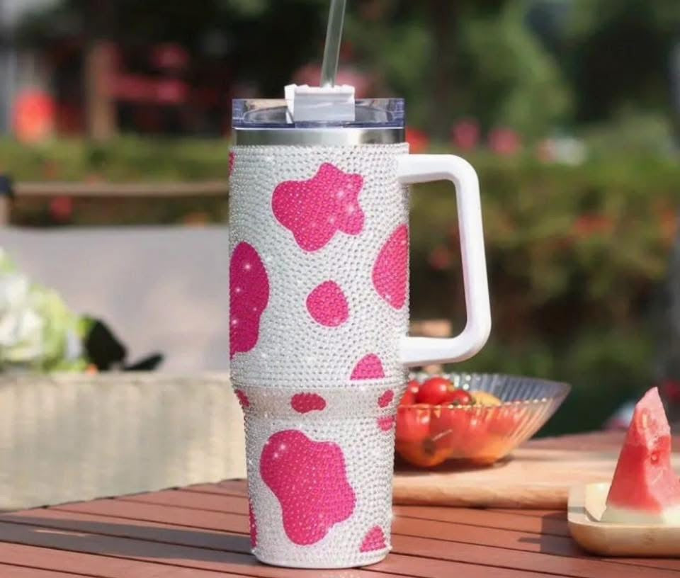 Cow print 40oz Tumbler