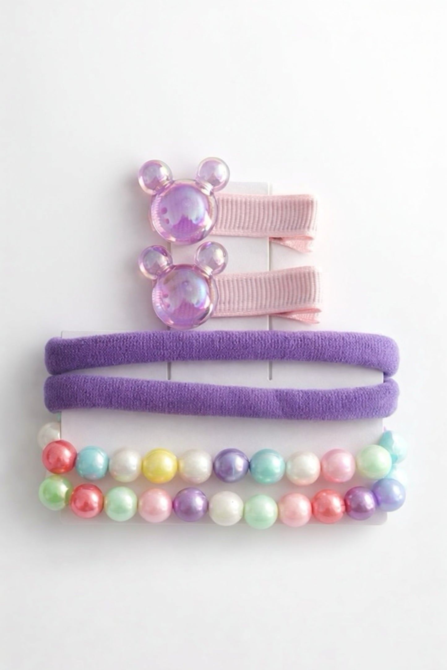 Kid's Mickey Inspired Hair & Tie Set