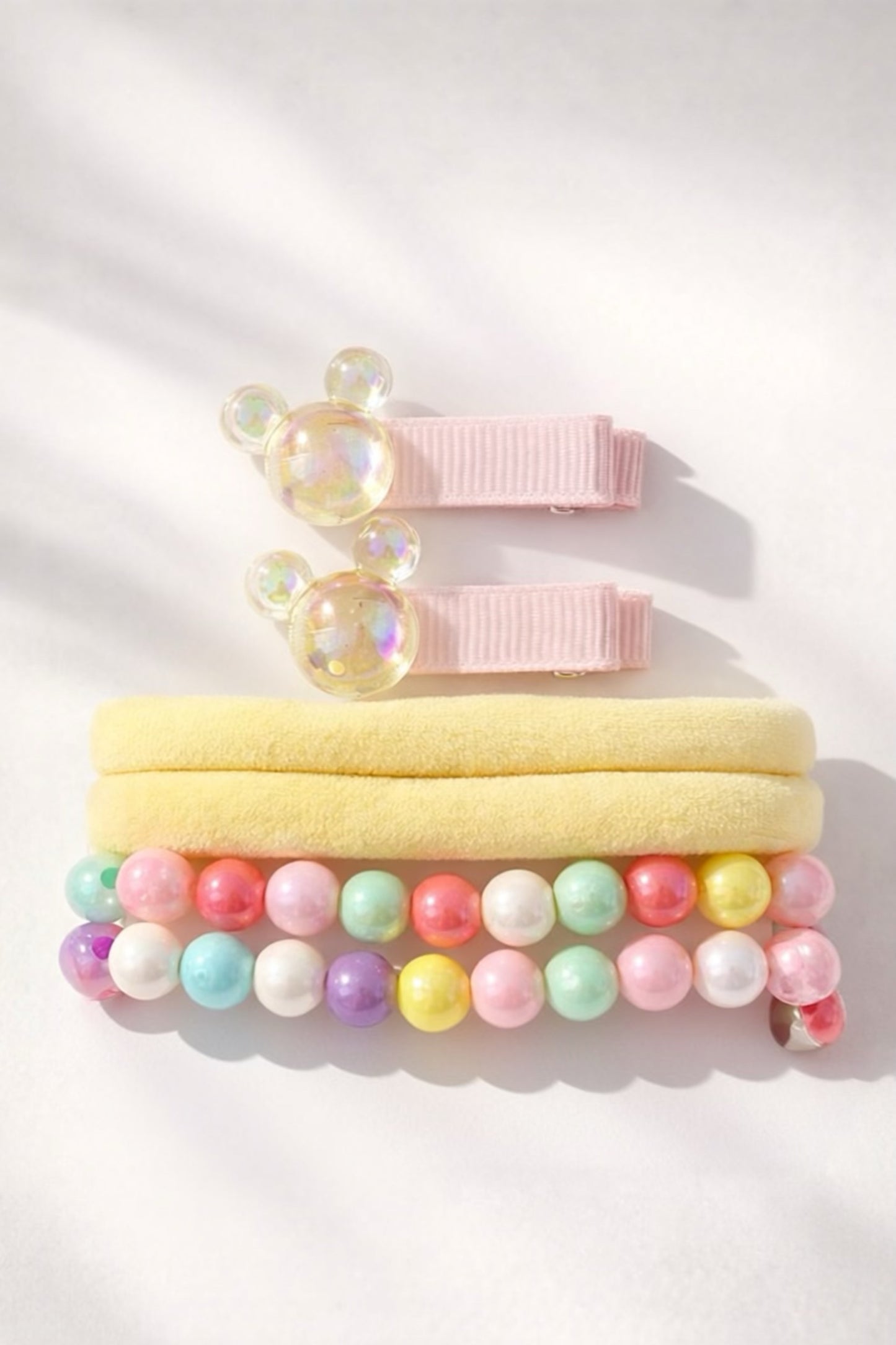 Kid's Mickey Inspired Hair & Tie Set