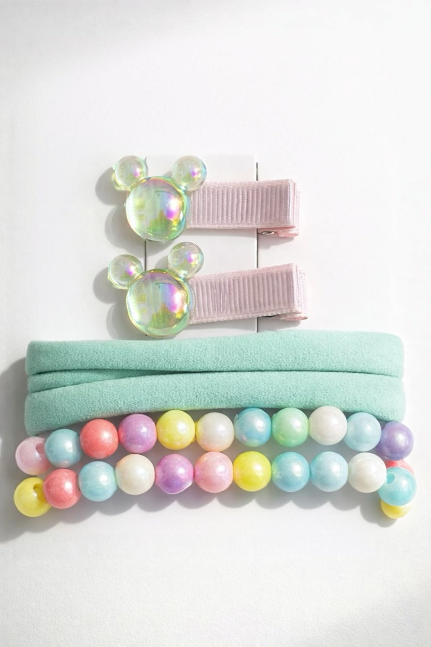 Kid's Mickey Inspired Hair & Tie Set