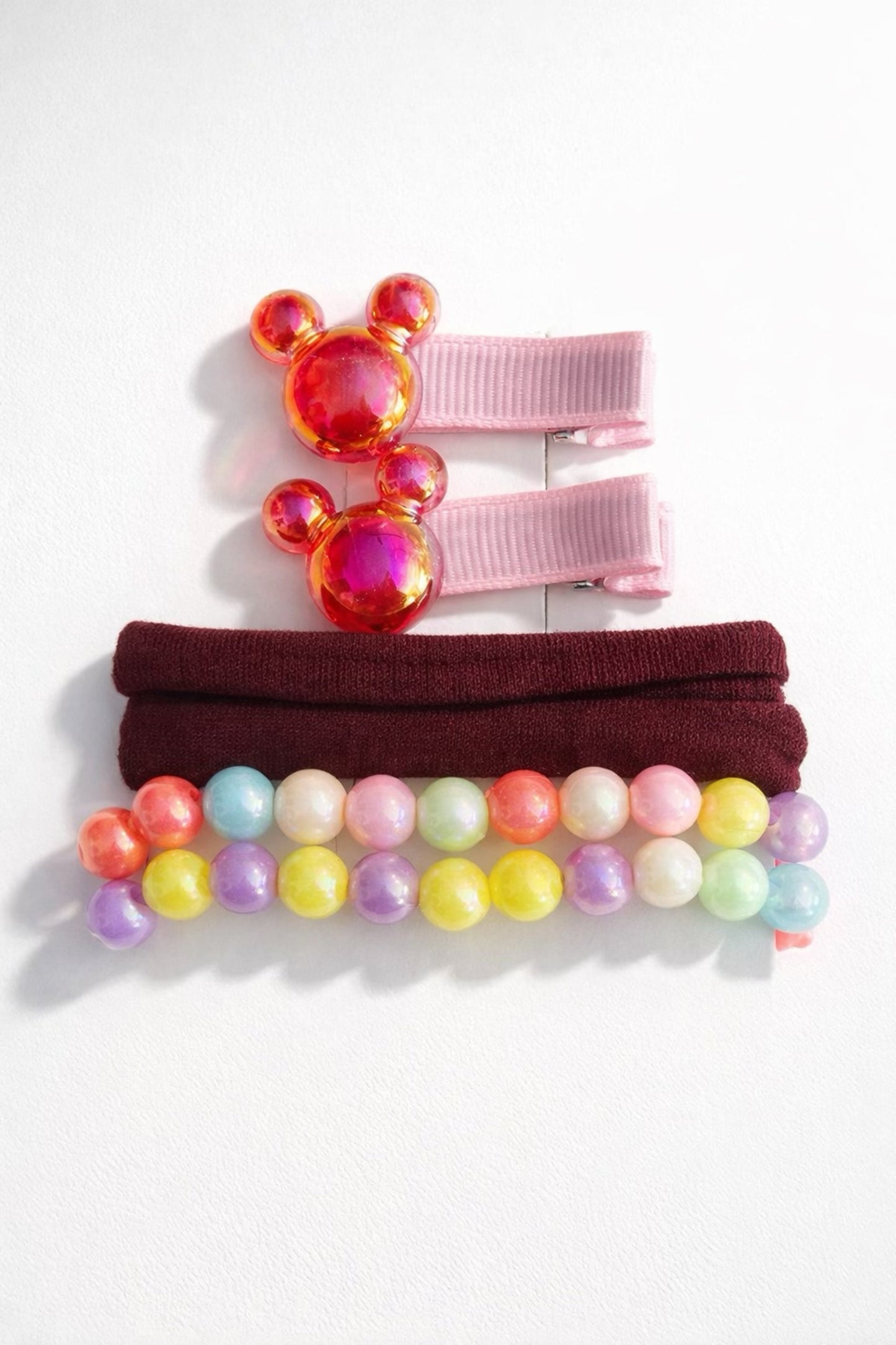 Kid's Mickey Inspired Hair & Tie Set
