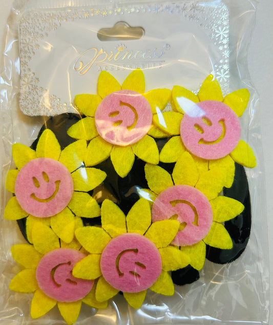 Daisy Soft Felt Hair Tie Multipacks